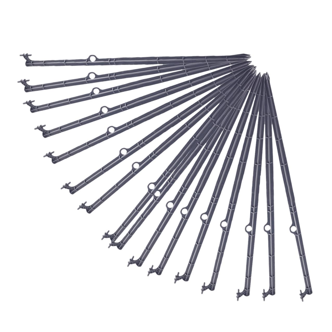 NOLITOY 20 piezas Soporte para Microaspersor de Accesorio para Riego por Goteo Estaca para Jardín Diseño para Insertar Suelo Resistente y Multifuncional para Huerto y Césped