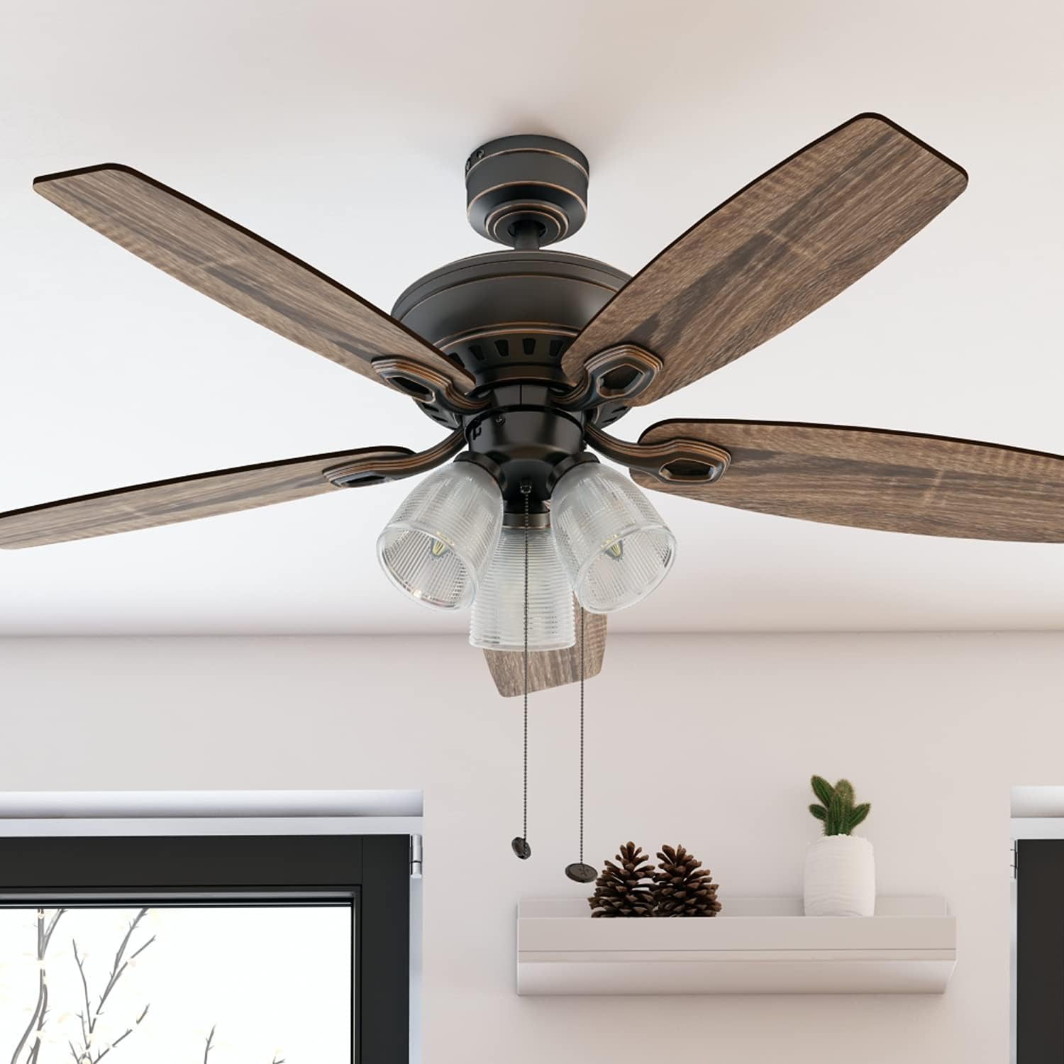Rеvіеw Dіѕсоunt Prominence Home 51017 Marston Rustic Farmhouse Ceiling Fan, 52, Oil Rubbed Bronze