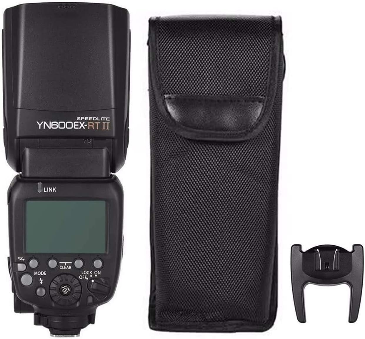 Yongnuo YN600EX RT II e TTL Flash for Canon Master and HSS GN60 ISO 100, Black