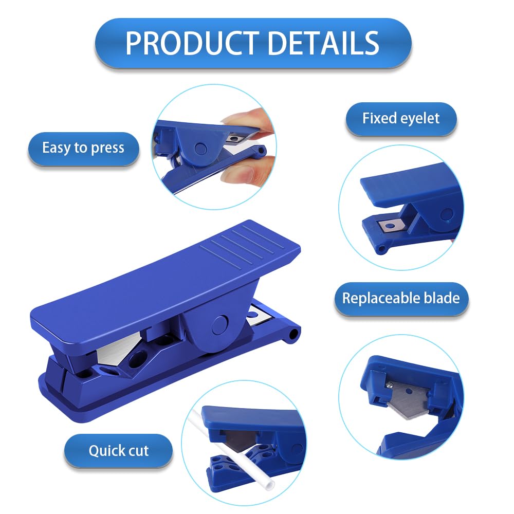 Coupe-tube En Plastique PTFE, Outil De Coupe De Tube Précis Pour Tube Et Tuyau En Nylon PVC PU Coupé Jusqu'à Mini Ligne D'air