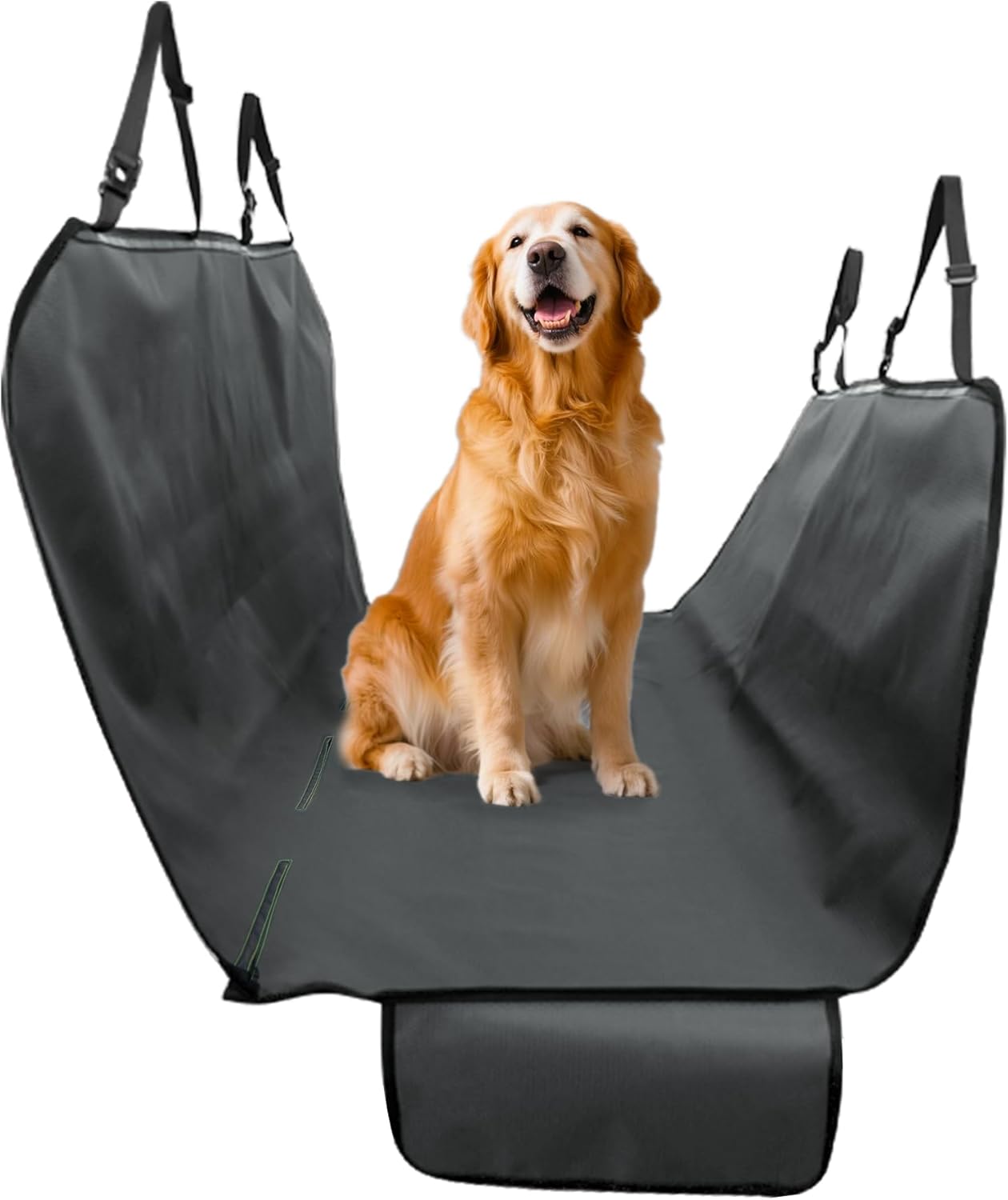 Back Seat Extender,Dog Seat Cover for Back Seat,Dog Hammock for Car, Back Seat Pet Cover for Dogs，Waterproof,Scratch Prevent, Anti-Slip Pet Cover Protection SUV、Truck(Grey)