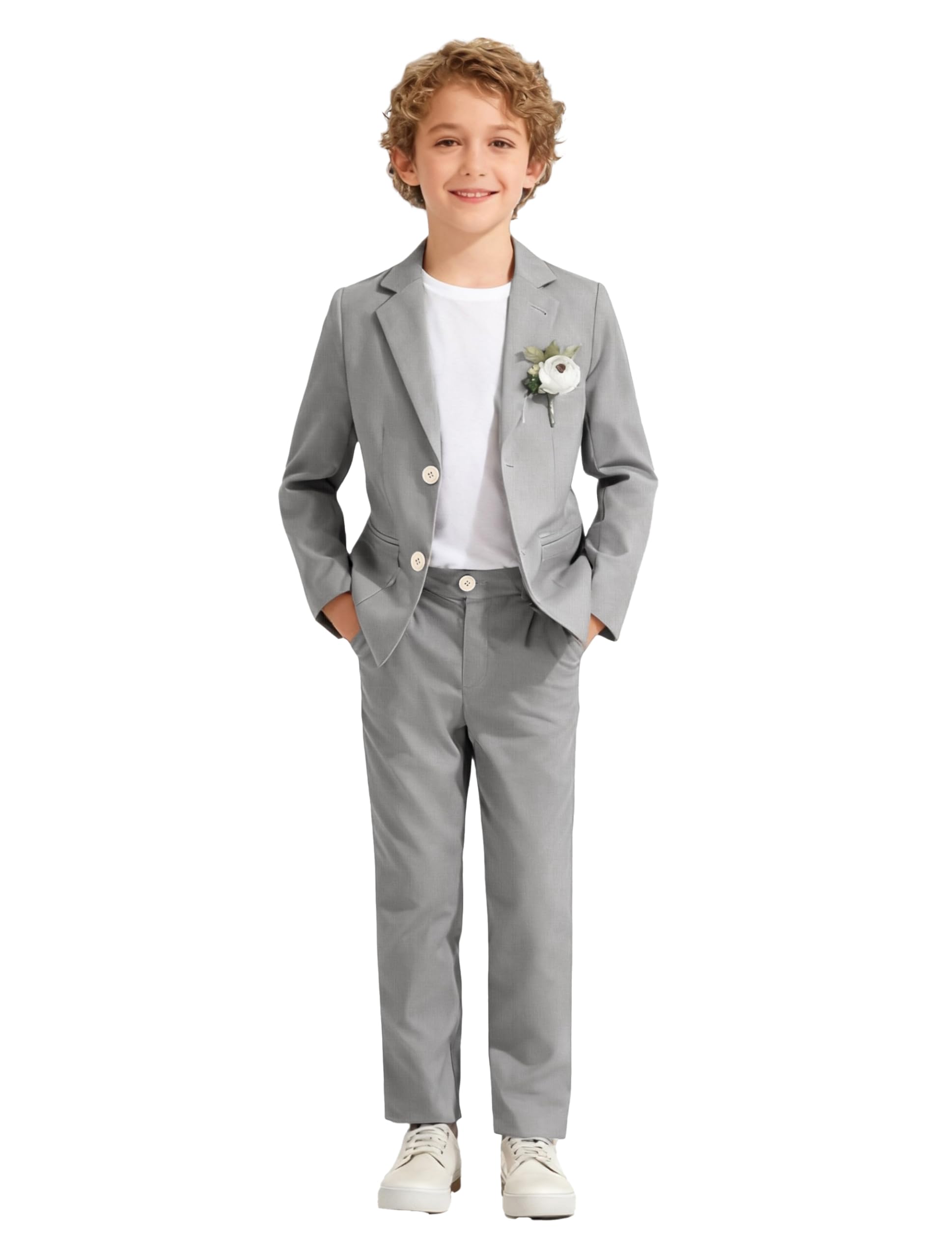 LOLANTA Linen Suit for Boys Abito - Set di Vestiti Bambini e Ragazzi (Pacco da 3)