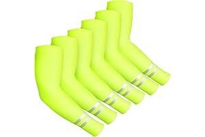 SATINIOR 6 Pairs UV Sun Protection Arm Sleeves Cooling Compression Arm Sleeves...