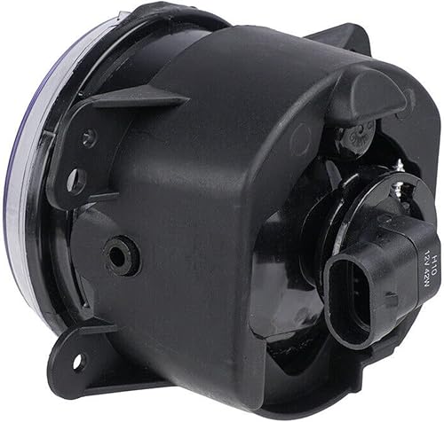 Miniatura 6 de YLT AUTO Juego de luces antiniebla para parachoques delantero de 4 pulgadas, lente transparente con halo LED y par de bombillas halógenas para J-eep