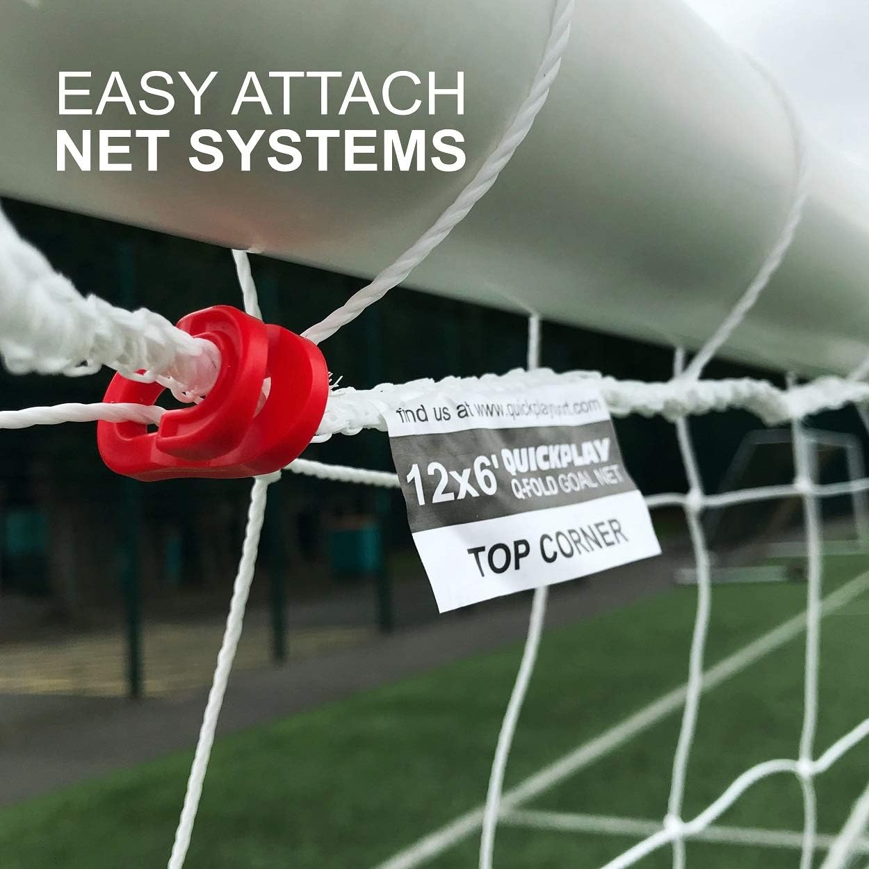 QUICKPLAY Q-Fold Soccer Goal | The 30 Second Folding Soccer Goal for Backyard [Single Goal] The Best Weatherproof Soccer Net for Kids and Adults 2YR Warranty : Sports & Outdoors