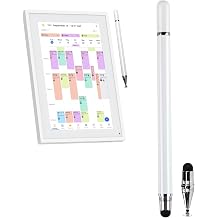 3-in-1 Professional Stylus Pen White Metal Barrel, Universal Professional Pen for Digital Calendars, Tablets, and Precision Video Editing Tasks