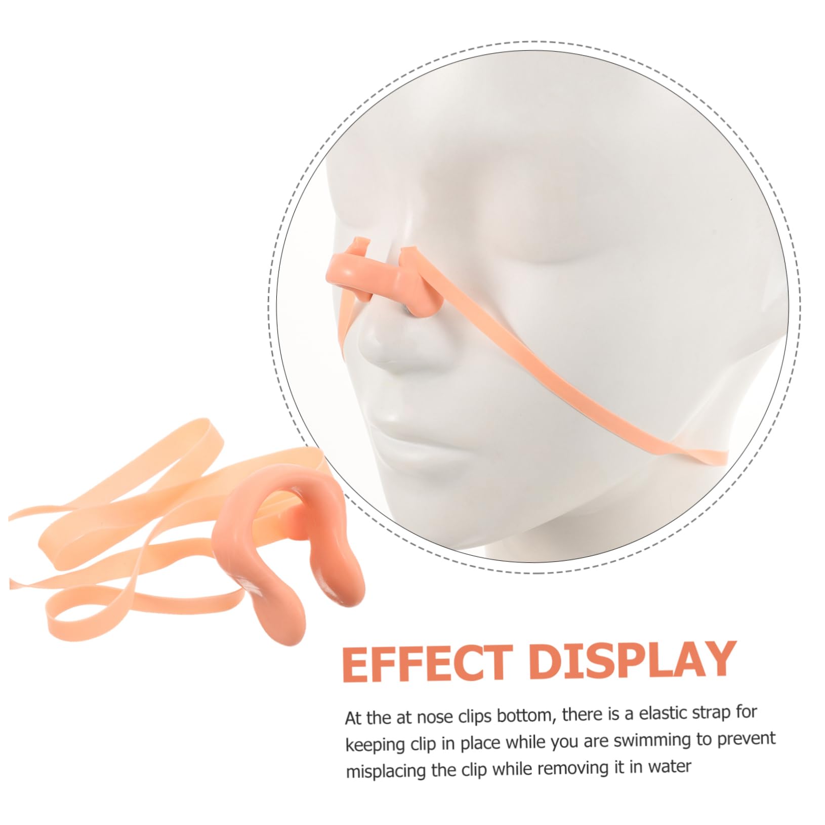 VANZACK 36piezas Clip Nasal De Silicona para Protección Nasal Al Nadar Accesorio De Natación para Niño Niña y Adultos