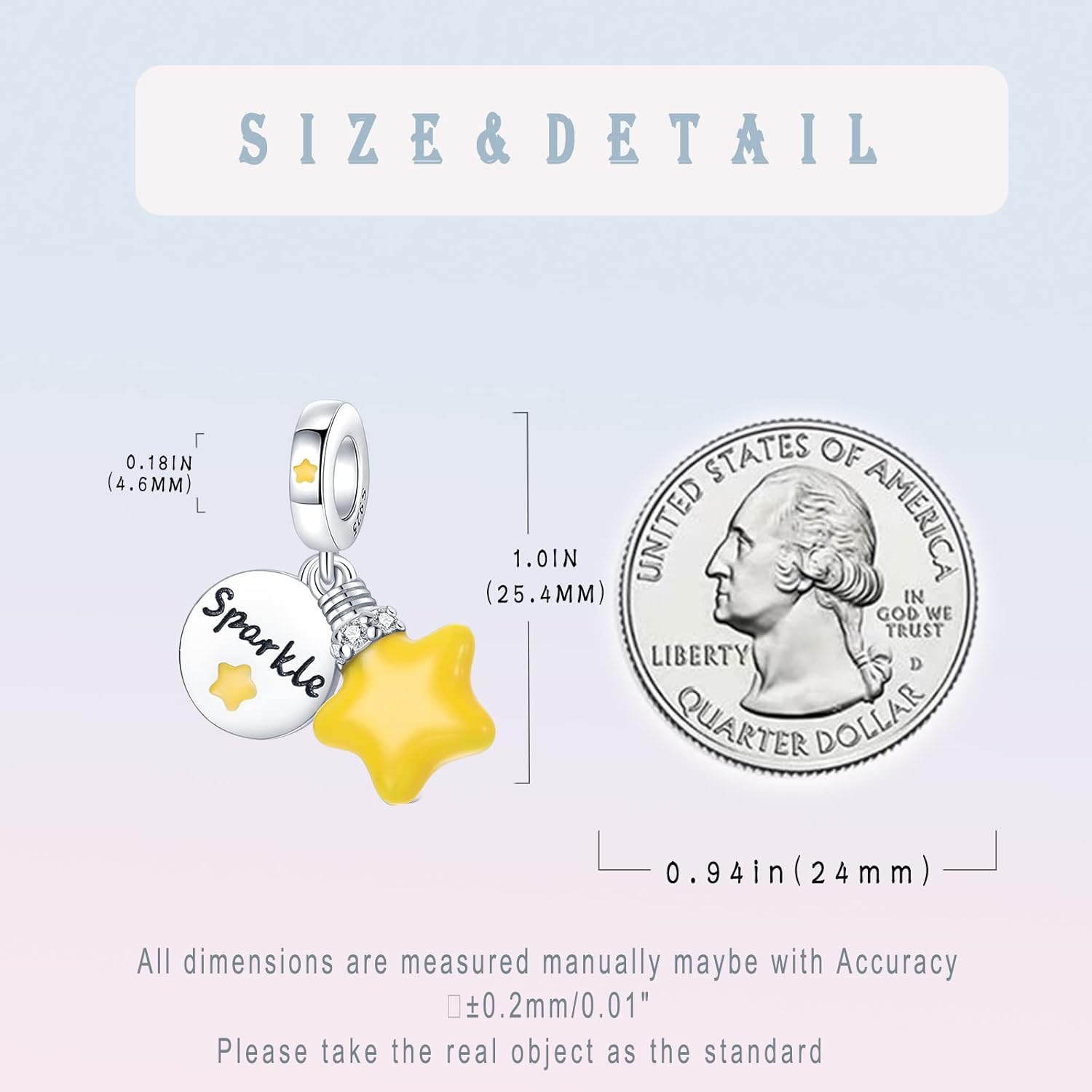 LNQOBU 925 Sterling Silver Charms Color-changing Chameleon Dangle Charm Beads Glow in the Dark Charme fits Pandora Bracelets and Necklace Jewelry Gift for Women - Image 6