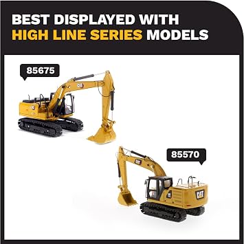 Diecast Masters 1:50 Scale Caterpillar 320 GX Hydraulic Excavator | High Line Series Cat Trucks & Construction Equipment Model 85674