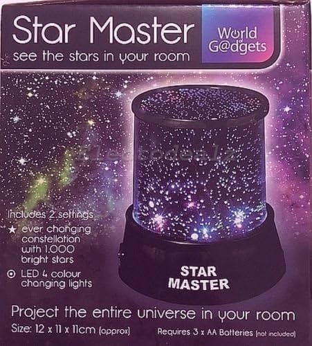Star Master Night Light LED Sky Projector Kids Children Bedroom Gift