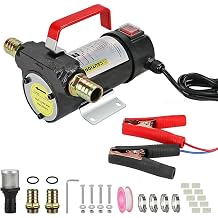 Diesel Transfer Pump 12V, 175W Self-Priming Electric Fuel Transfer Pump