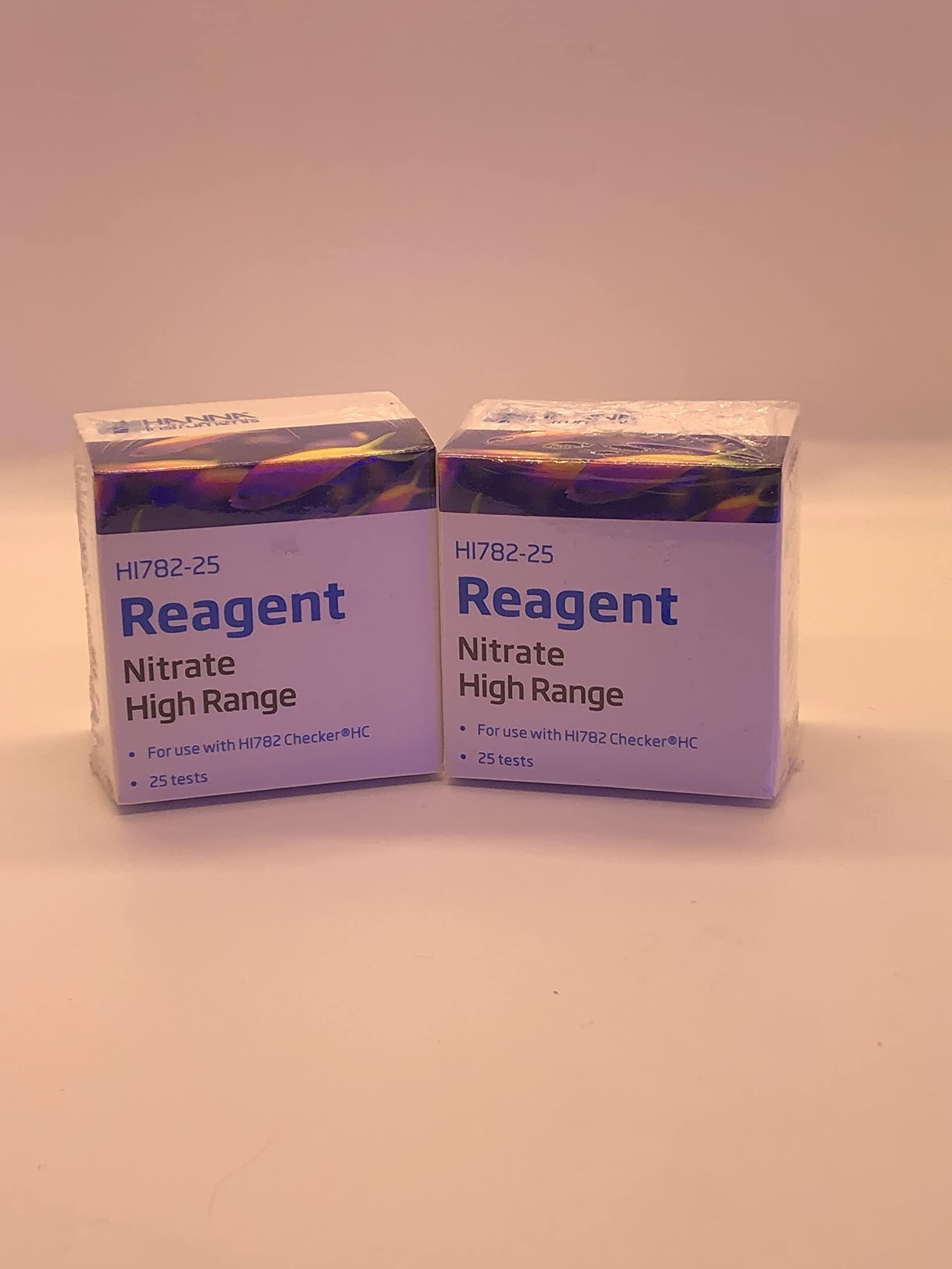 HI782-25 Marine Nitrate High Range Checker Reagents Set of 2 (Total of 50 Tests)