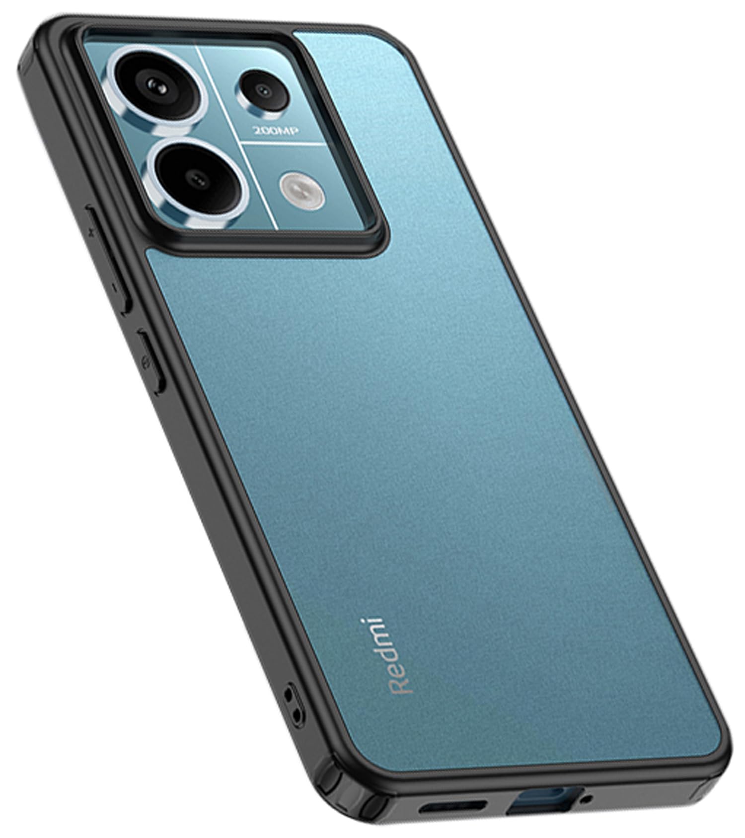 Kapa Shield Frosted Acrylic Back Shock Proof Case Cover for Redmi Note 13 PRO (Black) (B0CNJLZPM8) Amazon Price History, Amazon Price Tracker