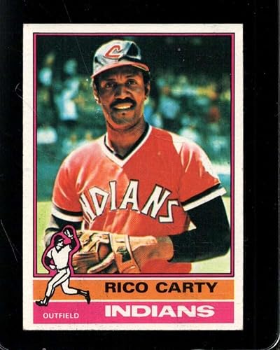 1976 TOPPS #156 RICO CARTY EXMT INDIANS NICELY CENTERED