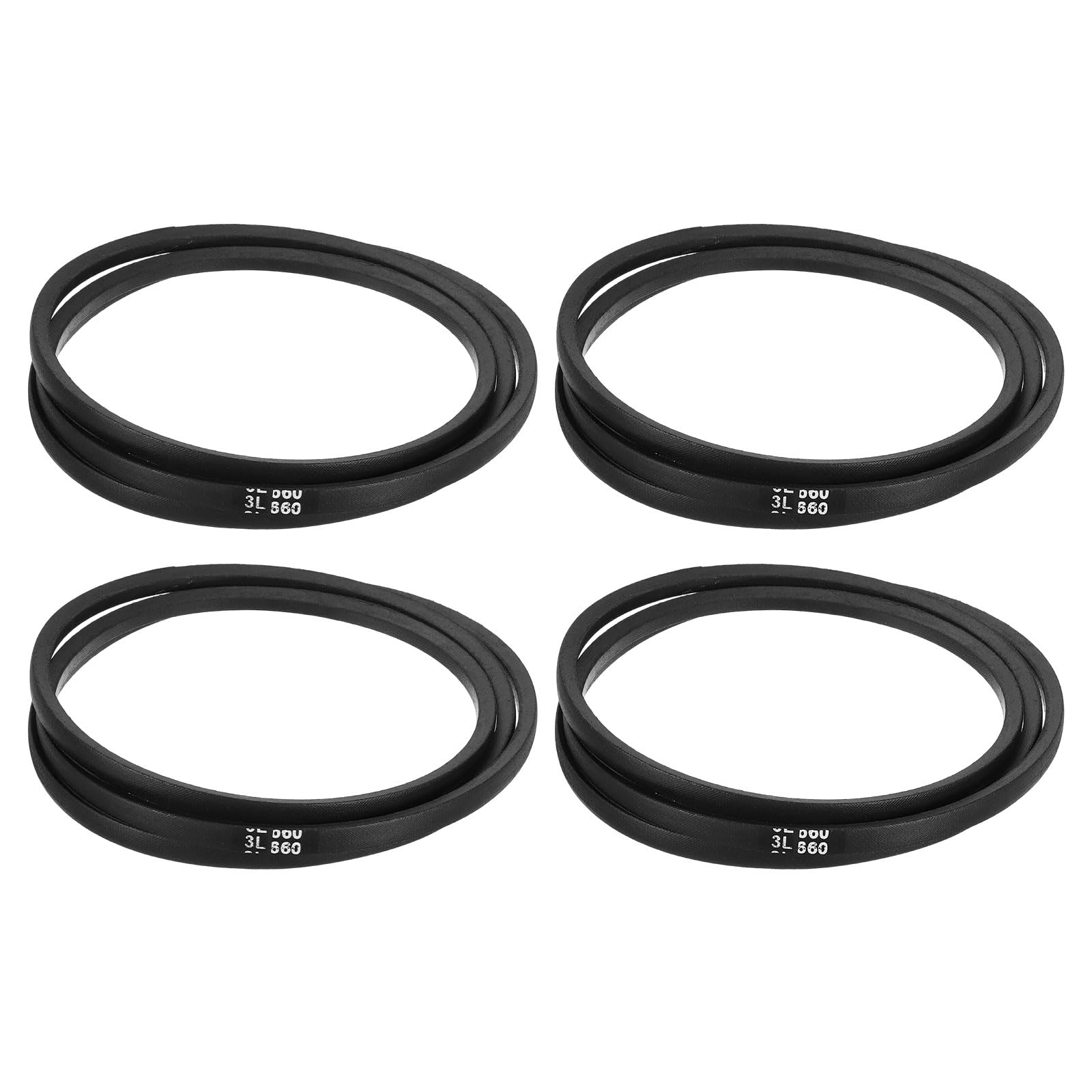 uxcell 3L240 Classic Wrapped Rubber V-Belt, 24"(610mm) Outside Circumference, 3L Profile V Belt 3/8" Width 7/32" Height — view 14