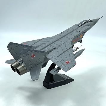 11.8 1/72 Scale MiG-31 Fighter Model Airplane Aircraft Model Jet Collectibles Diecast Plane Model for Collection Gift Ornament