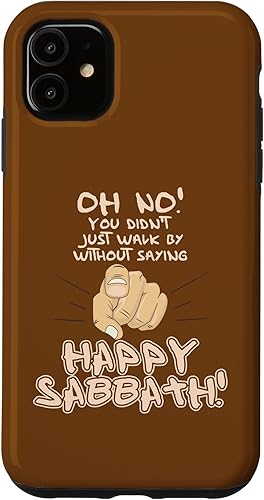 Miniatura 10 de Funda para iPhone 13 Pro Max Black Hebrew Israelite Clothing No Didn't Walk Happy Sabbath