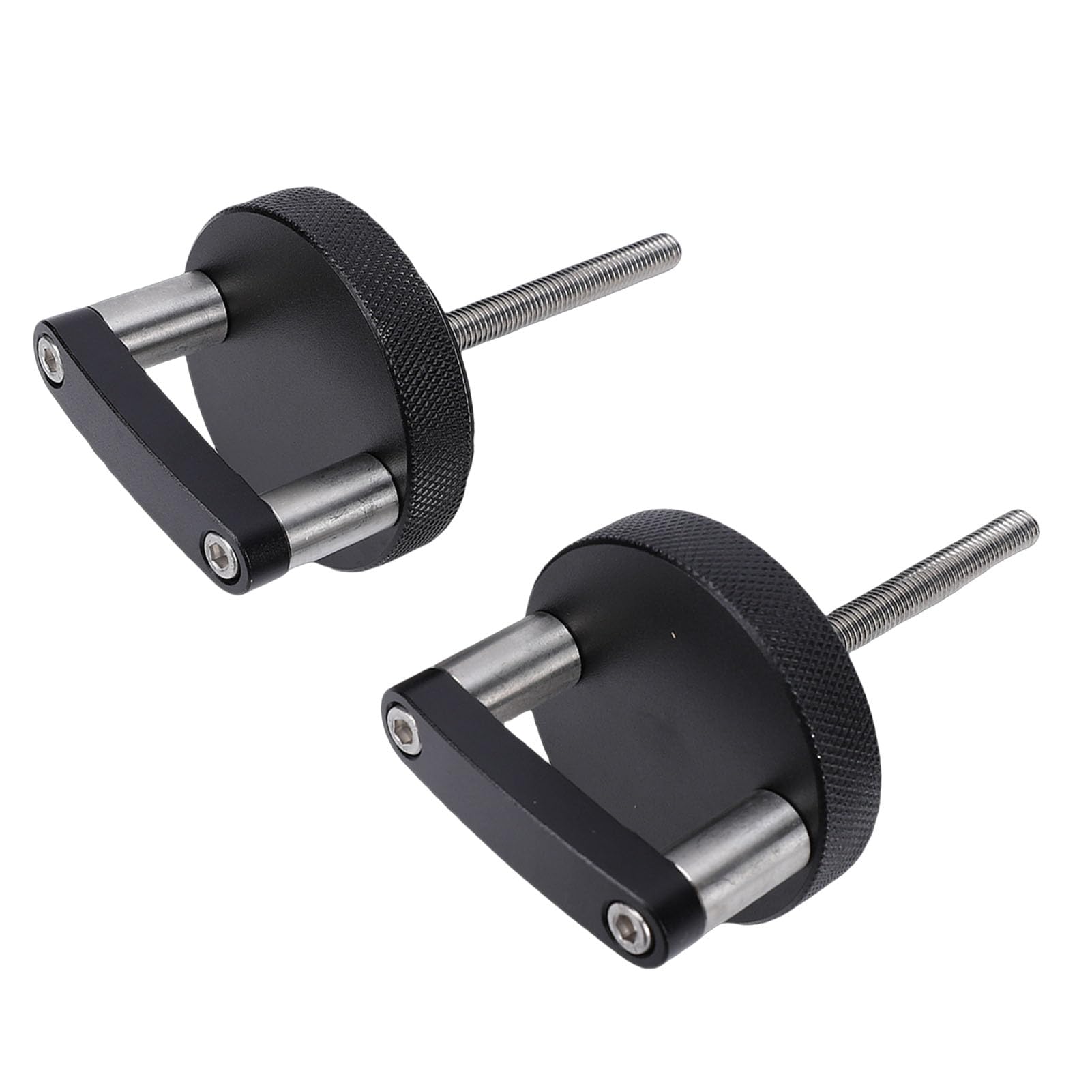 Viti a Testa Zigrinata per Fissaggio a Rimozione Rapida della Parte Superiore Rigida, Bulloni a Sgancio Rapido della Parte Superiore Rigida Kit Hardware con Anello a D per Vite a Testa