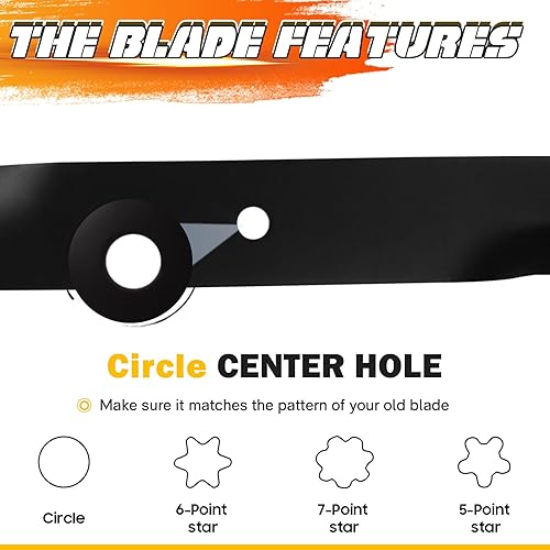 Miniatura 5 de Cortacésped Hi Lift Blades para Ferris IS1500Z 5020843S 1520843 A48184SM 1-7036 7017036 7077378 Gravely 00273000 04919100 Bobcat 112111-01 277 22543