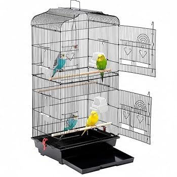 Amazon | iimono117 鳥かご インコ 大型 (高さ93×幅45×奥行35cm