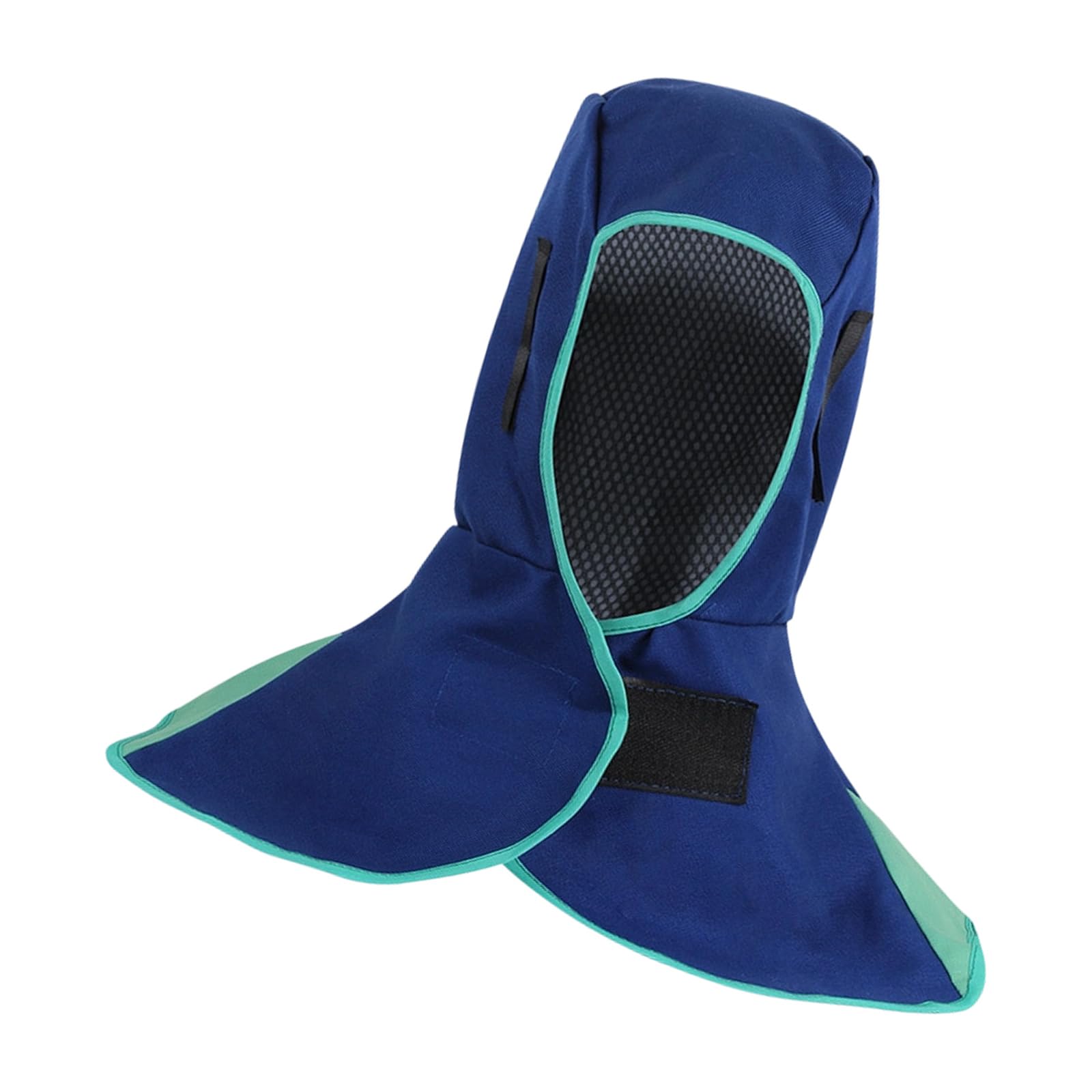 Newft Blue Welding Head Cover Flame Retardant For Complete Flame Welding Head Cover With Neck Guard For Enhanced