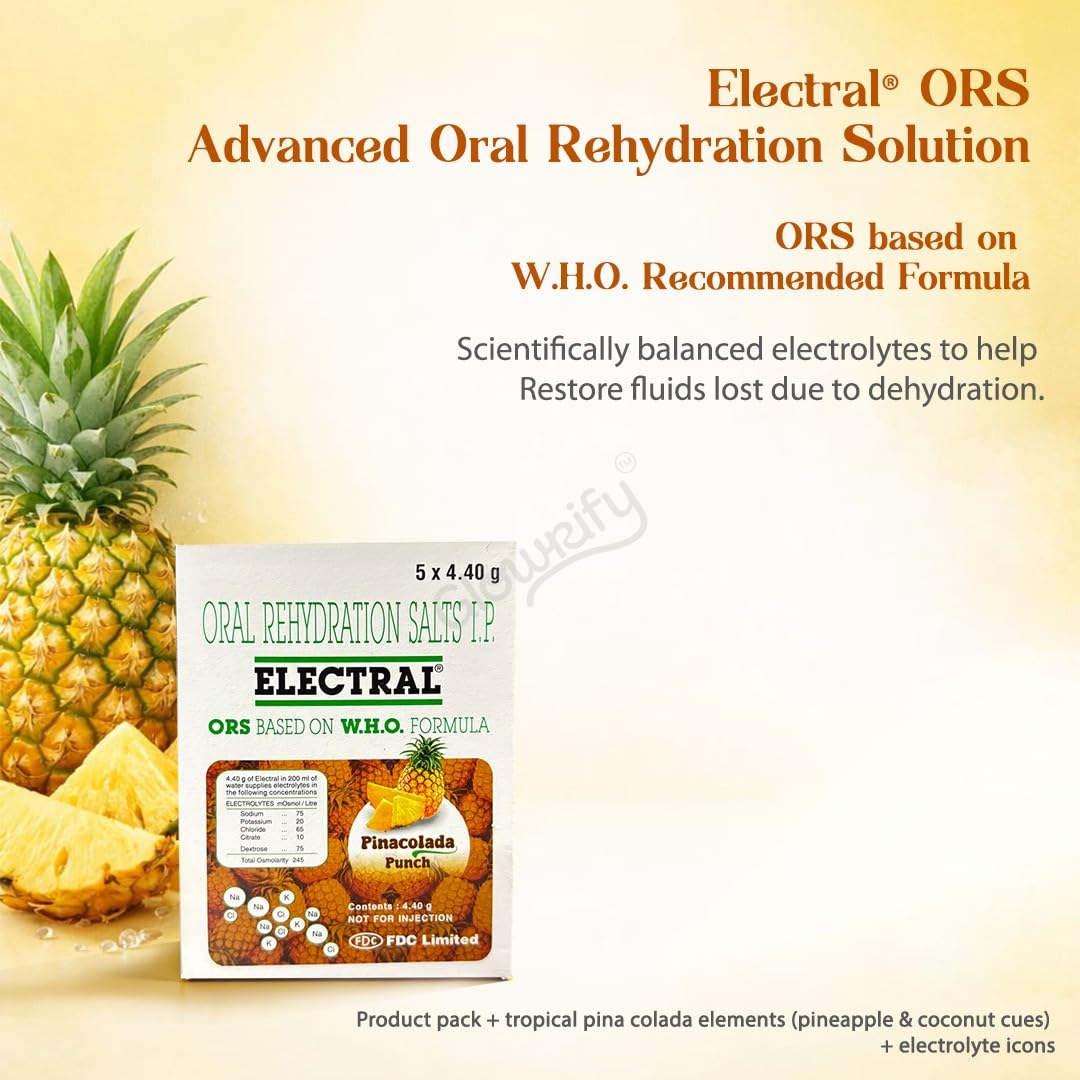 ELECTRAL Oral Rehydration Salts I.P., Pina Colada — Amazon image 7