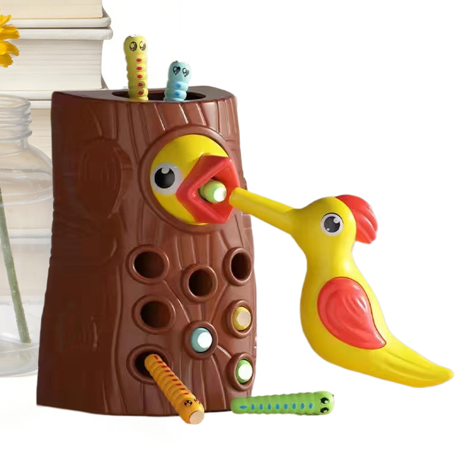 Magnetic Bird Feeder Toy | Magnetic Learning Game,Feed the Bird Kids Toy | for Classroom Travel Road Trip School Stocking Stuffer Boys Girls