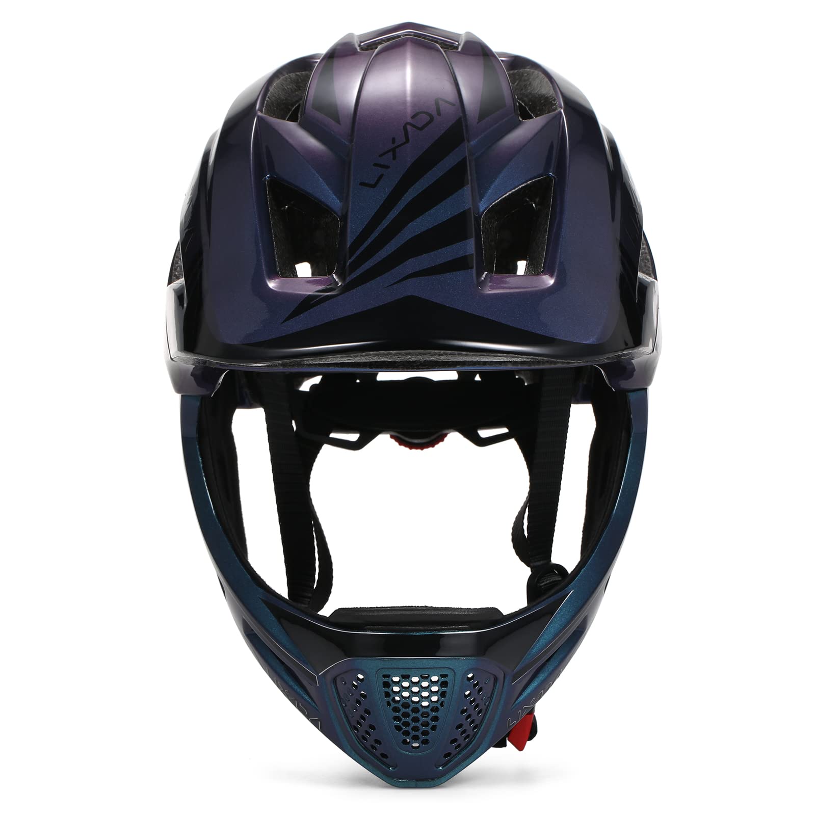 Lixada Casco de Ciclismo para niños, Casco de Bicicleta para niños Desmontable Integral. Casco Deportivo para niños para MTB, BMX, Skateboard y Scooter con mentón removible para pequeños Atletas