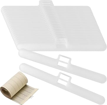 25pcs Vertical Blind Top Hangers 3.5inch 89mm Slats Spare Parts For Repair, Vertical Hanging Venetian Blinds Accessories Vertical Blind Repair Kit