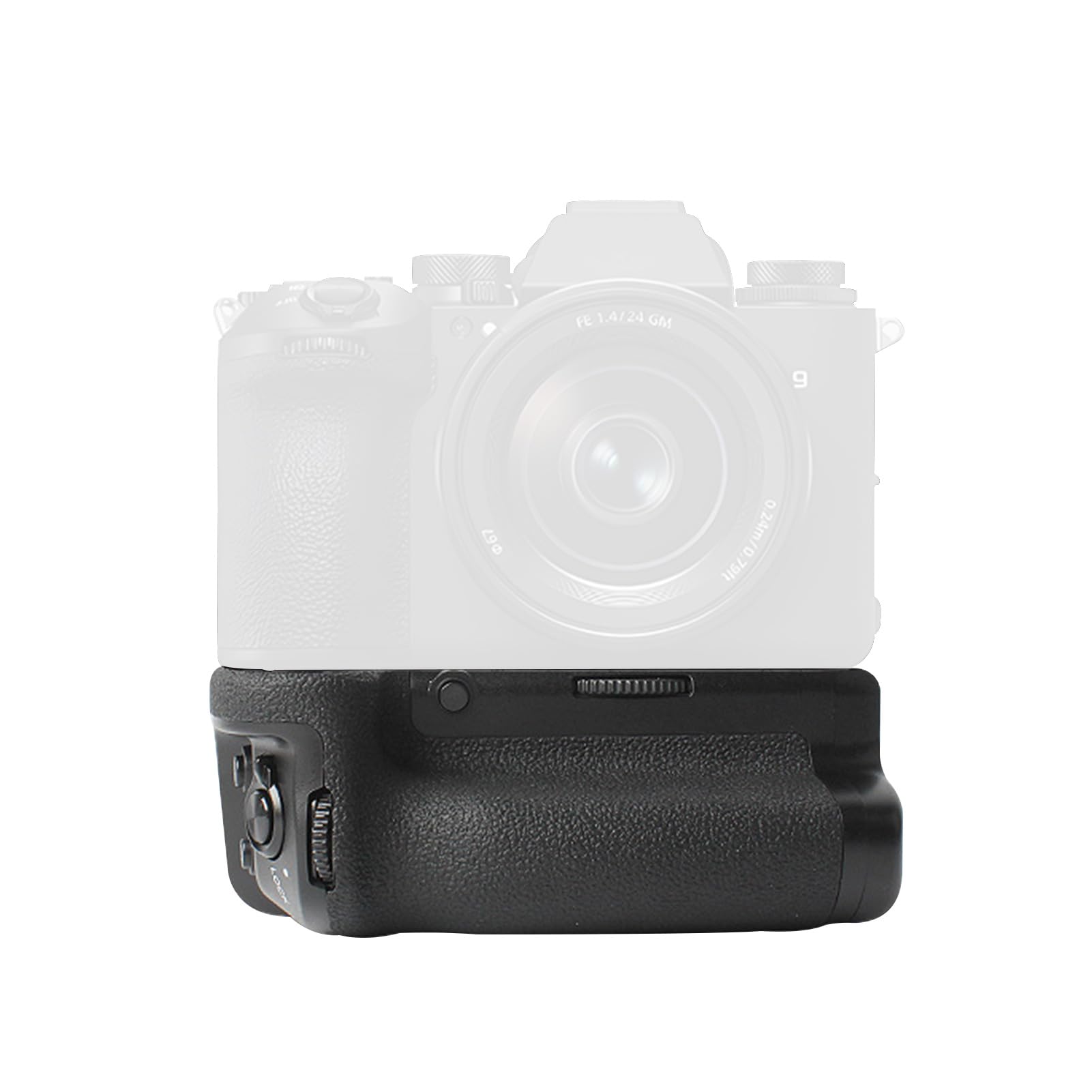 GOWENIC Sostituzione dell'Impugnatura Verticale per Fotocamera A9III A1II |Doppio Pacco Batteria NP-FZ100, Impugnatura di Controllo Ergonomica con Quadranti per Riprese Stabili per
