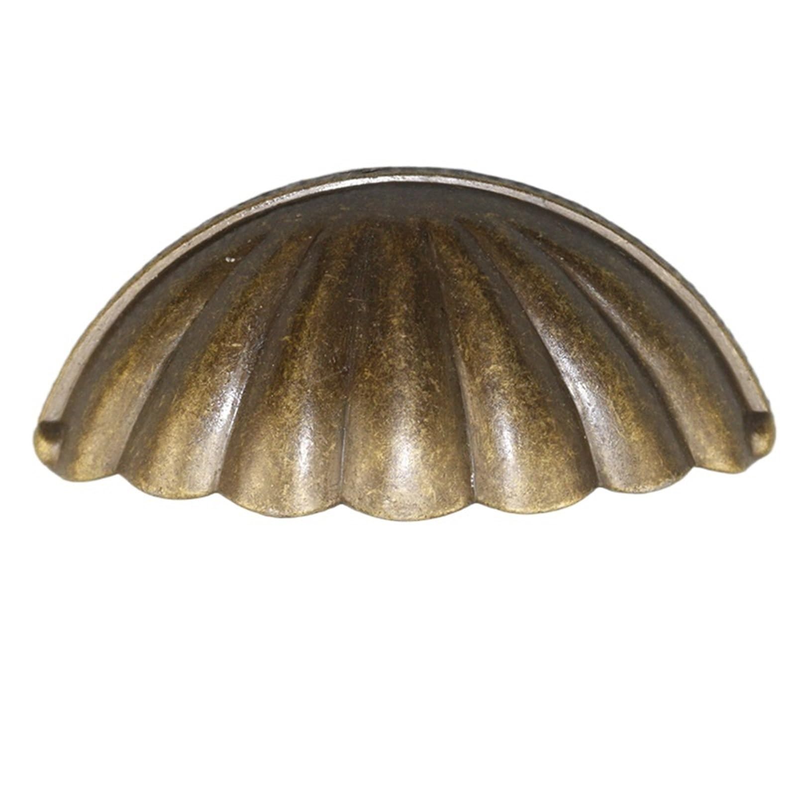 BTYQKZVPM Vintage Style Handles, Pack of 4 Shell Cabinet Drawer Pull Handles for Cupboard Door