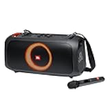 PartyBox On-The-Go Powerful Portable Bluetooth Party Speaker with Dynamic Light Show, black