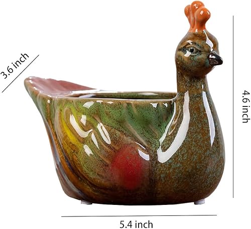 Miniatura 9 de Linda maceta de cerámica animal suculenta plantador-caracol