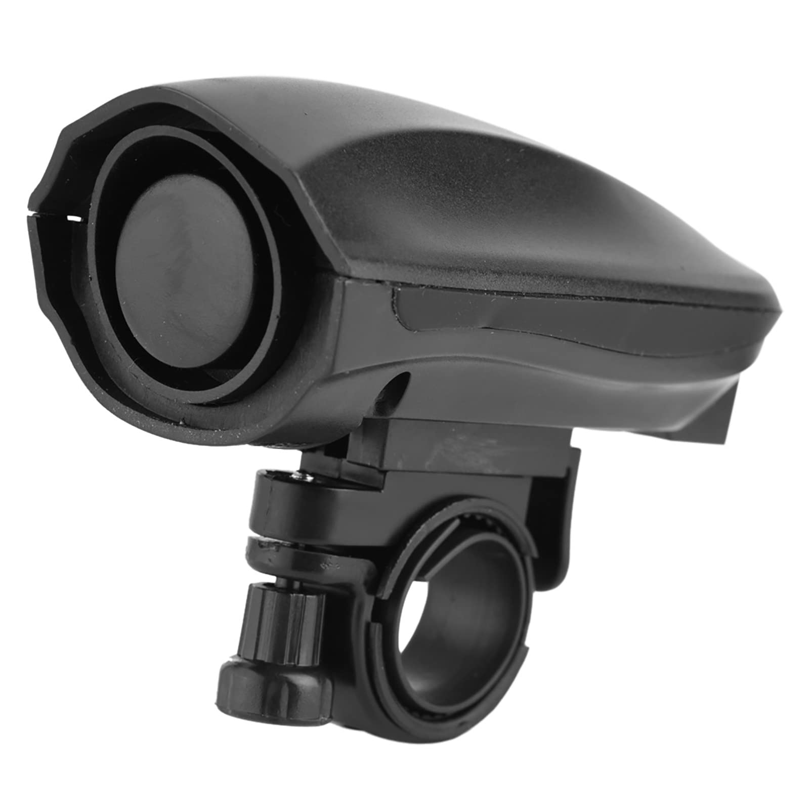 6-Sound ABS Electric Horn with Antislip Clip, Handlebar Ring Alarm for Outdoor Cycling Safety