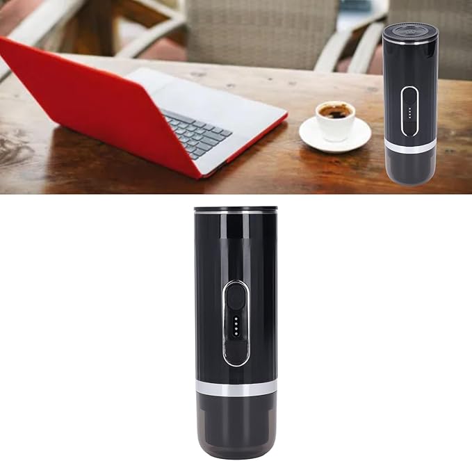Cafetera Portátil Automática con Batería y Presión 20 Bar para Café Molido miniatura 9