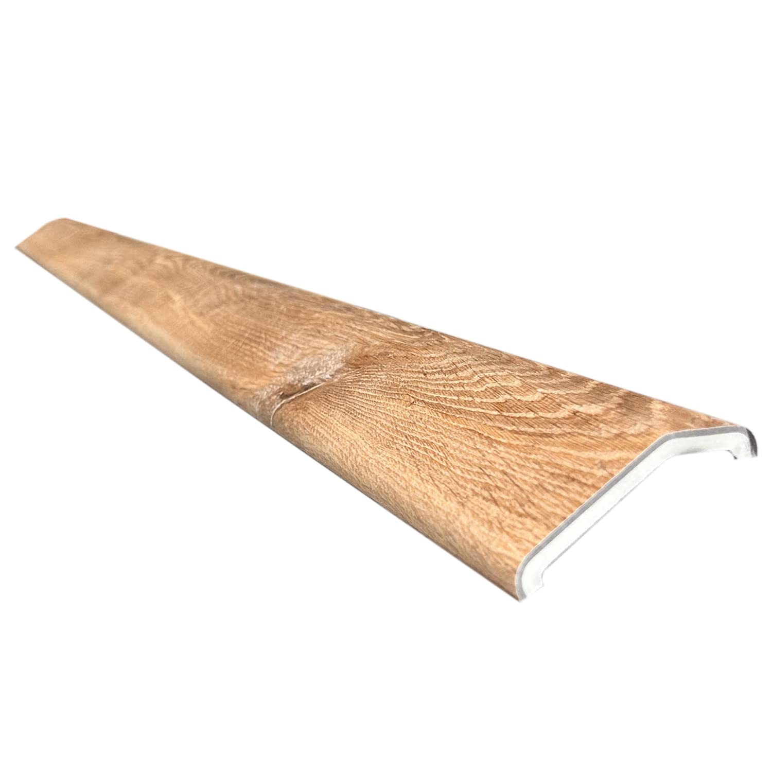 Step Solution Vinyl Wood Lookalike Threshold Molding - Waterproof Seamless for Home Depot Flooring - Professional Doorway and Floor Transition Molding - 42 Length - Fresh Oak (2 Pack)