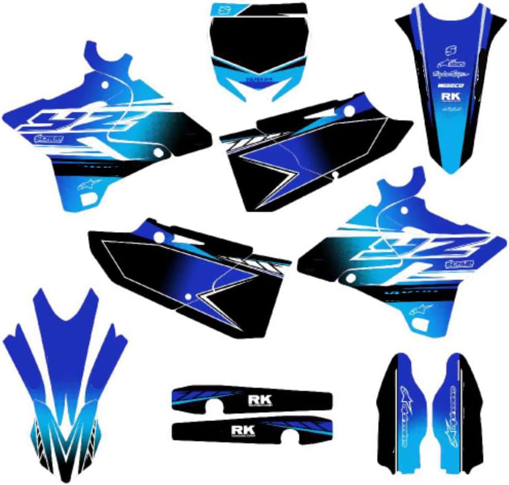 MXP Sticker Motorcross Graphic Motorcycle Decals Stickers Kit Graphics set for Yamaha YZ125 YZ250 X 2015 2016 2017 2018 2019 2020
