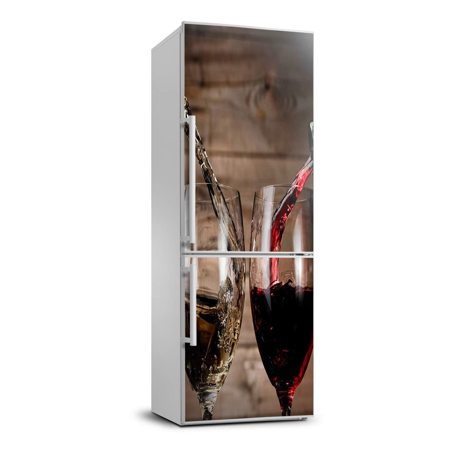 Película autoadhesiva 70x190 cm lavable y resistente para renovar el refrigerador