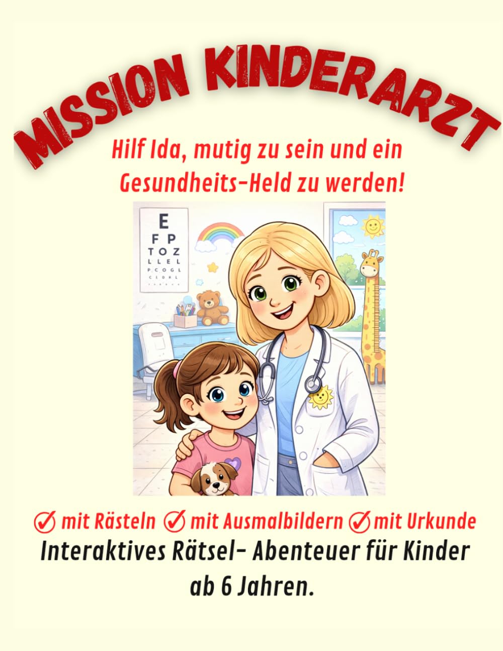 Mission Kinderarzt: Ein interaktives Rätsel- und Abenteuerbuch für Kinder
