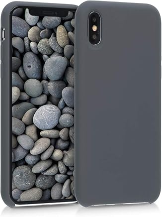 kwmobile Funda para Apple iPhone XS - Carcasa de [TPU] para tel?fono m?vil - Cover [Trasero] en [Negro Mate]
