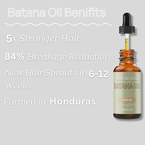 Miniatura 5 de START NATURALS Aceite de batana para la fuerza del cabello, 100% puro y natural de Honduras, promueve el bienestar del cabello para hombres y mujeres