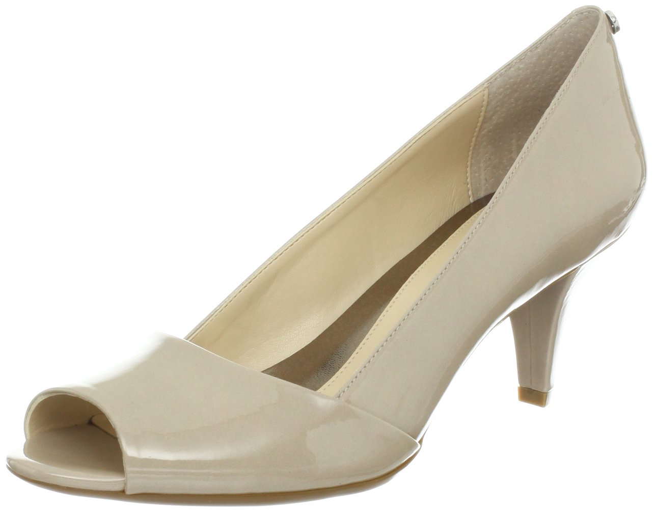 Calvin Klein Women's Parisa Patent Peep-Toe Pump