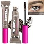 Tinted Thickening Brow Mascara,Brow Fast Sculpt,Waterproof, Transfer-proof, Brush to Fill in Eyebrows and Cover Gray Hairs - Cruelty Free - Light Medium Brown (2pcs 02 Cool Blonde)