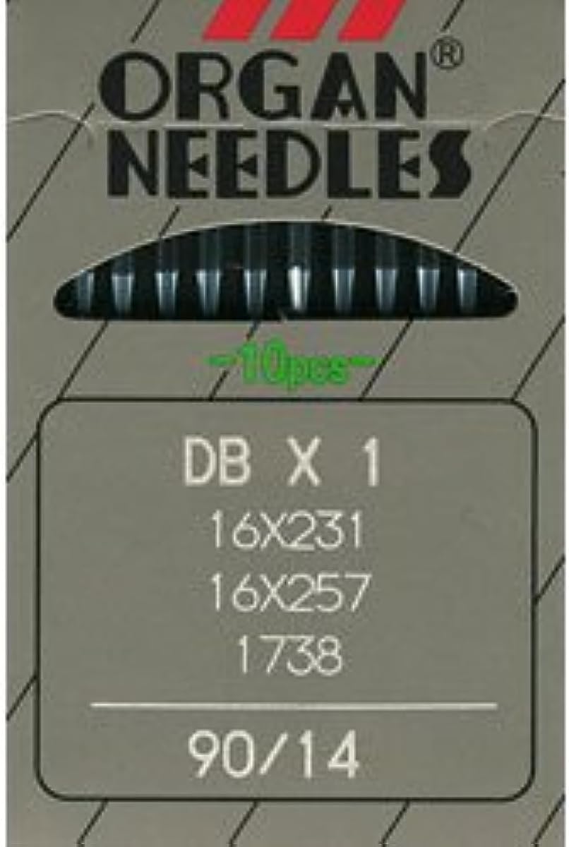 Organ DB X 1 Industrial Needles 16X257 Size 90/14 (10pk)