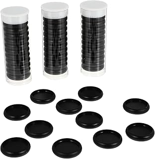 Kisangel Discos Cogumelo 44 Pçs Discos De De Encadernação Discos De Encadernação De Livros De Plástico Anéis De Fichário De Para Planejadores Diy 3. 8X3. 8Cm