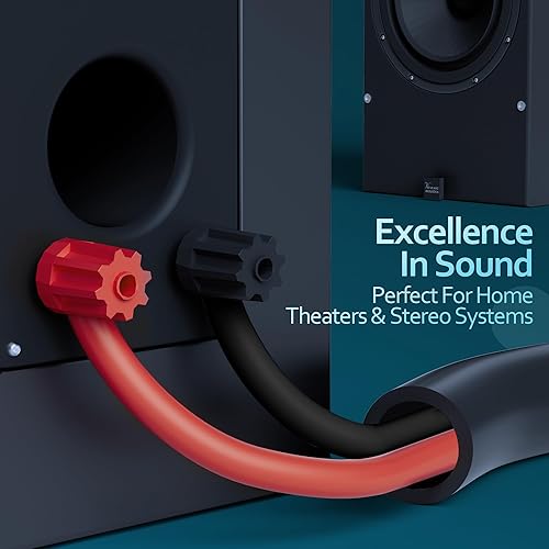 Miniatura 5 de Cable de cable de altavoz de calibre 162 de 100 pies, cobre estañado OFC, clasificación UL CL3, para interioresexteriores, serie Pro 16 AWG-UV,