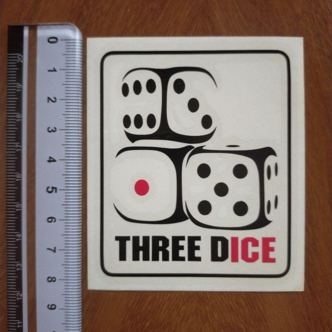 Amazon | THREE DICE ステッカー 真木蔵人 スリーダイス NESTA