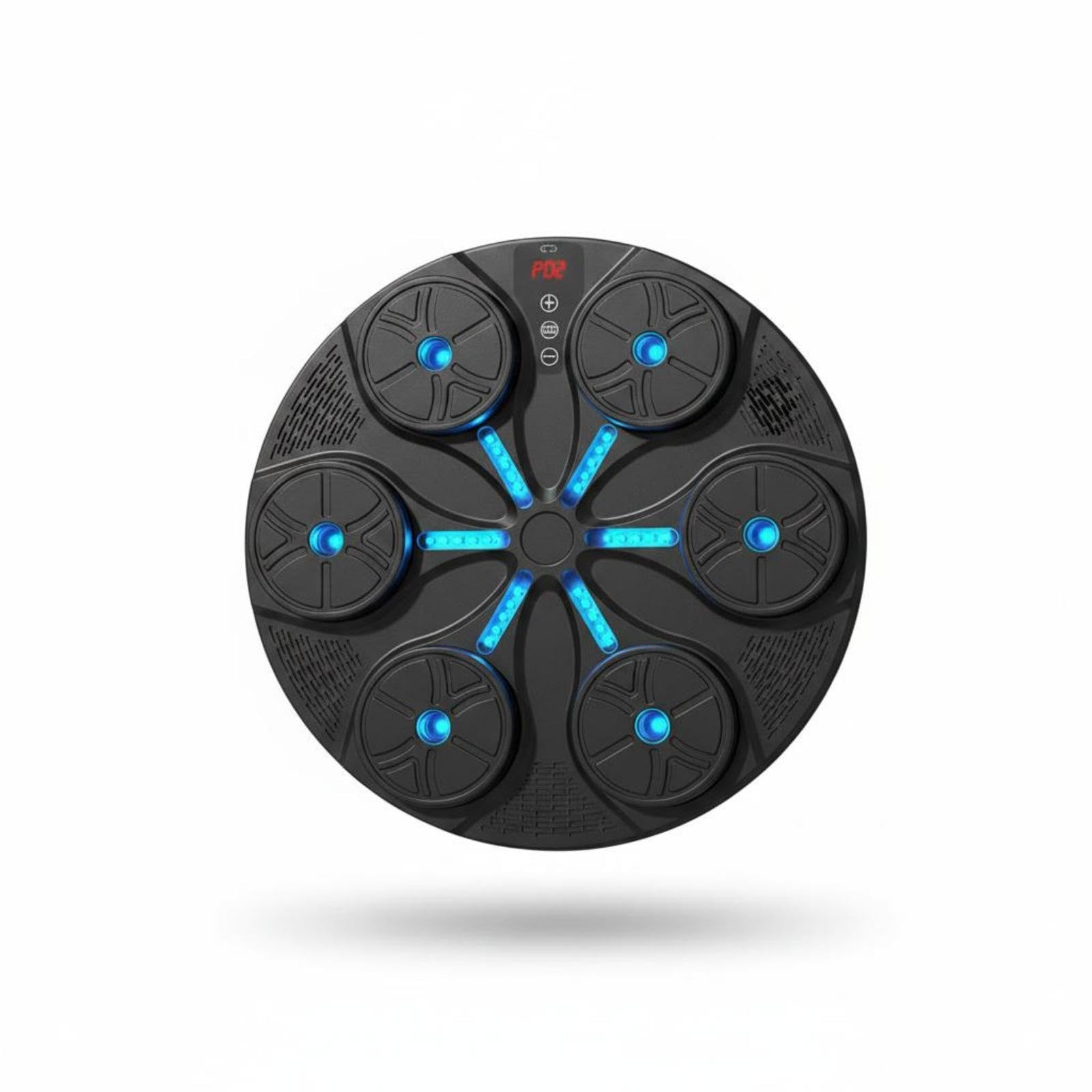 Boxing Machine with Music Lights Boxing Target Space Saving Smart Punching Pad for Adults, Kids, Home Gym, Training Cool Black Mb-image-8
