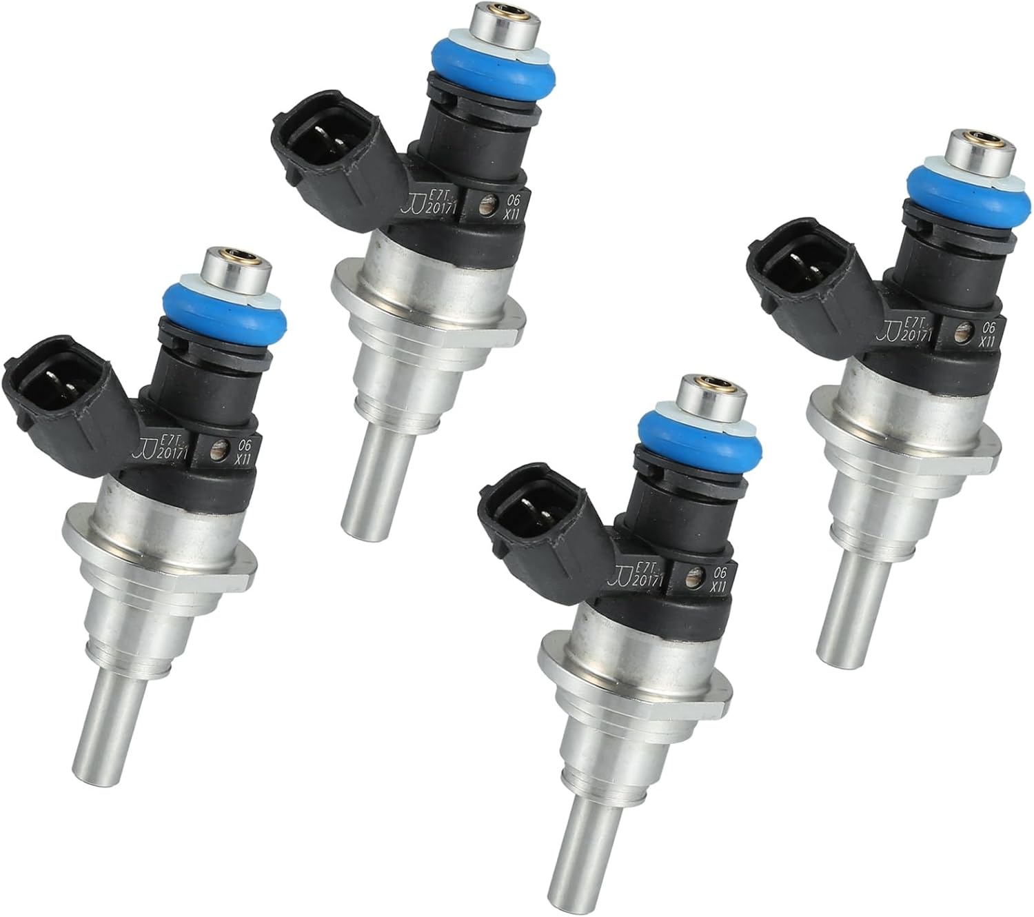 ACROPIX No.L3K9-13-250A Fuel Injector for Mazda 3 2007-2013 2.3L for Mazda CX-7 2007-2012 2.3L / Engine Fuel Injection Nozzle/Durable / 4 Pcs Black Car Parts