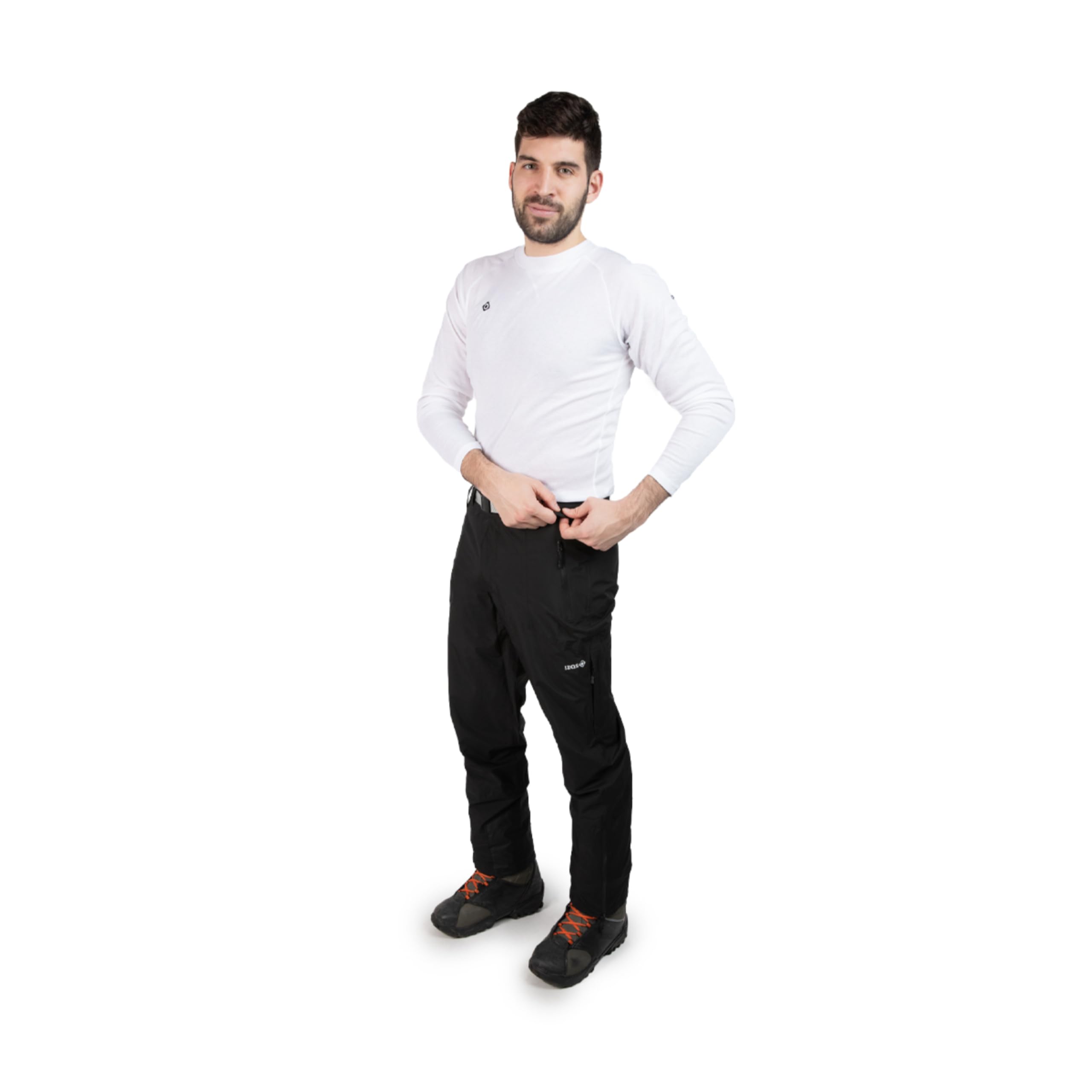 Izas Zain M Pantalón Impermeable para Hombre Mount-Text Nanopore. Ligero y Transpirable con Costuras Termoselladas. Ajustable y con Bolsillos. Ideal para Montañismo y Senderismo
